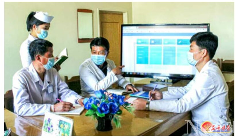 평안남도고려병원 모습 출처: 로동신문