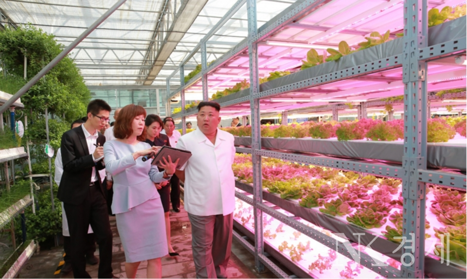 2018년 6월 20일 김정은 국무위원장이 중국 베이징의 중국농업과학원 국가농업과학기술혁신원을 방문했다.