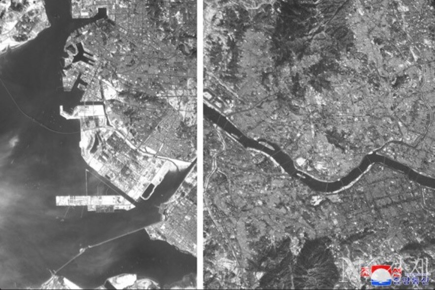 북한이 공개한 시험 위성 촬영 사진 출처: 조선중앙통신