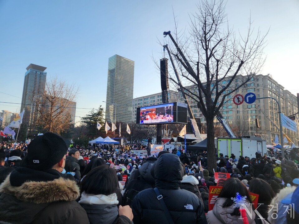 12월 14일 윤석열 대통령 퇴진 집회 모습 출처: 강진규 기자
